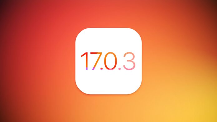 iOS 17.0.3